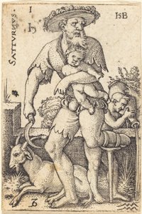 Saturn av Sebald Beham
