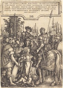 Trajans rettferdighet av Sebald Beham