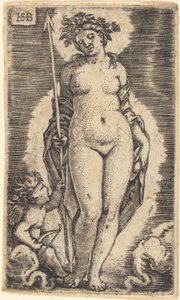 Venus og Amor av Sebald Beham