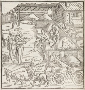 Cosmographia, detalj av Fol 436 (gravering) av Sebastian Munster