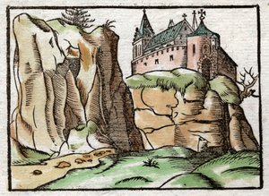 Targoviste, Romania 1575 av Sebastian Munster