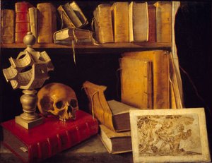 Forfengelighet med solur. Maleri av Sebastian Stoskopff (1597-1657)