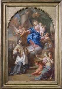 Madonna med barn og Johannes av Nepomuk