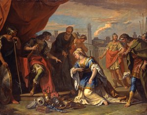 The Continence of Scipio, ca. 1708-1710 av Sebastiano Ricci