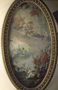 The Glorification of Science (olje på lerret) av Sebastiano Ricci