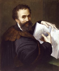 Michelangelo Buonarroti, ca. 1520 av Sebastiano del Piombo
