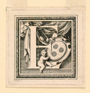 Bokstav E, for Baluzes "General History of the House of Auvergne" av Sebastien Leclerc