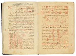 Et kompendium av avhandlinger om astronomi og matematikk av Nasir Al-Din Muhammad bin Al-Hasan Al-Tusi