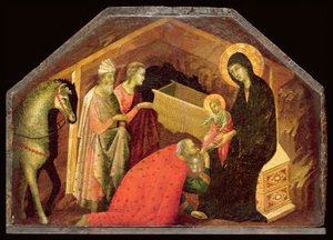 Tilbedelsen av magiene av Seminary Madonna Master