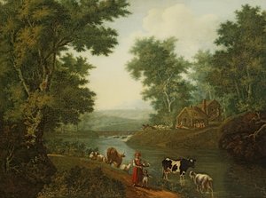 Landskap i St. Petersburgs omgivelser av Semyon Fyodorovich Shchedrin