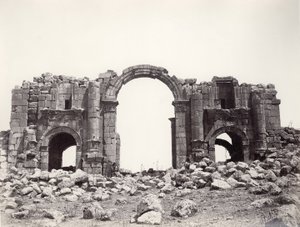 Hadrian-buen ved Jerash, 1867