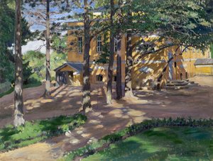 Sava Mamontov Estate Abramtsevo av Sergei Arsenevich Vinogradov