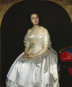 Portrett av prinsesse Maria Vasilyevna Vorontsova 1819-1894, 1851 av Sergei Konstantinovich Zaryanko