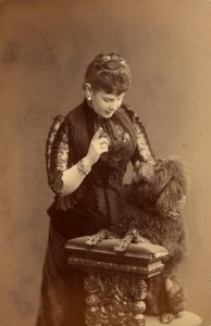 Marie Pavlovna de Russie - Storhertuginne Maria Pavlovna av Russland (1854-1920), av Levitsky, Sergei Lvovich (1819-1898). Albumin Photo, ca 1885. Russian State Film and Photo Archive, Krasnogorsk av Sergei Lvovich Levitsky