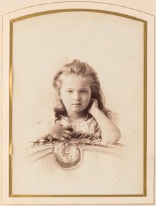 Tatiana Nikolaievna de Russie (1897-1918) - Storhertuginne Tatyana av Russland, av Levitsky, Sergei Lvovich (1819-1898). Albumin bilde