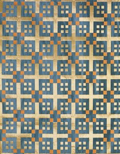 Olovyanishnikov Manufactory Half-Silk Satin, tidlig på 1900-tallet (tekstil) av Sergei Vashkov
