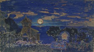Scenedesign for operaen Kashchey the Deathless av N. Rimsky-Korsakov, 1902