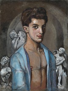 Portrett av koreografen og ballettdanseren Léonide Massine 1896-1979
