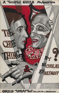 Plakat for The Chief Thing, skuespill av Nikolai Evreinov