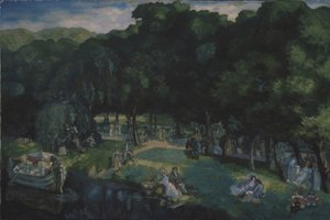 Resten i Michael Park av Sergei Yurievich Sudeykin