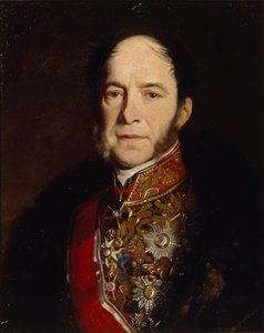 Portrett av generaladmiral Kondrati Kondratievich Stoffregen 1817-1873, 1867