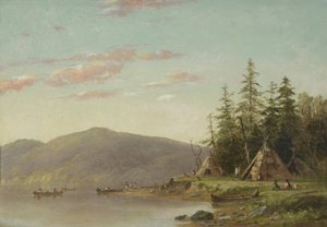 Chippewa Leir på Upper Mississippi