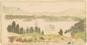 Constitution Island and Foundry fra West Point, New York