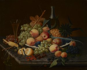Stilleben med frukt av Severin Roesen