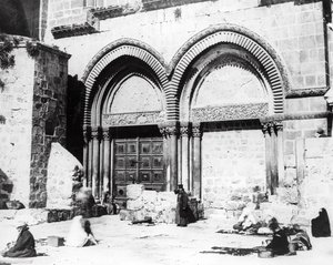 Inngang til Den hellige gravs kirke, 1865