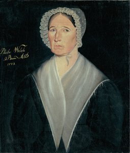 Portrett av Mrs. William W. Welch, ca. 1837. av Sheldon Peck