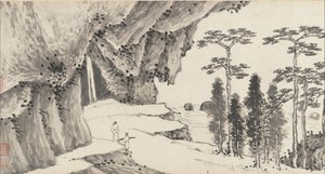 Felleslandskap, ca. 1509 og 1546. av Shen Zhou