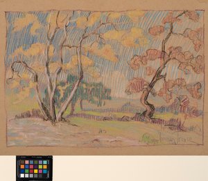 Impressions, ca. 1931 (pastell på papir) av Sherman Trease