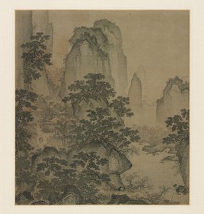 The Haven of the Peach-Blossom Spring, midten av 1400-tallet. av Shi Rui
