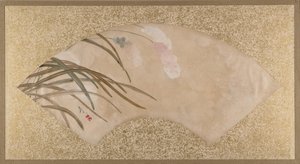 Blomster og blader, slutten av 1800-tallet. av Shibata Zeshin