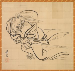 Ibaraki av Shibata Zeshin