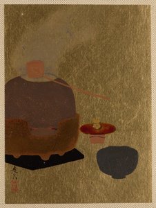 Apparat for teseremoni. av Shibata Zeshin