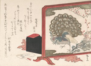 Screen and Lady's Work-Box, 1800-tallet., 1800-tallet. av Shinsai