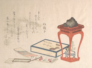 Stativ, eske og skrivepapir, sannsynligvis 1816., sannsynligvis 1816. av Shinsai