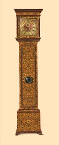 Klokke innlagt med lett marquetry, 1905