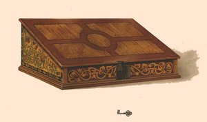Eik innfelt boks, 1904 av Shirley Charles Llewellyn Slocombe