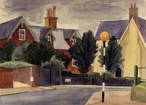 Belisha-fyrtårn, c1951. av Shirley Markham