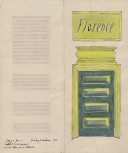 Firenze brosjyre, 1952. av Shirley Markham