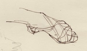 Fotstudie, c1950. av Shirley Markham
