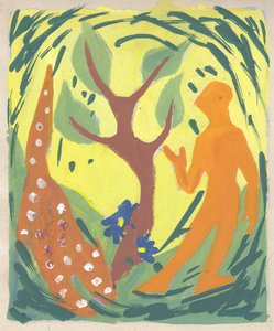 Vårstudie, c1950. av Shirley Markham
