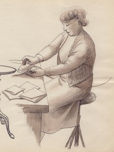 Kvinnestryking, 1951. av Shirley Markham