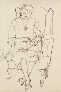 Kvinnesøm, c1950. av Shirley Markham