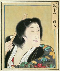 Blad fra Album of Actor Portraits, ca. 1790-1810.
