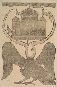 Jatayu (Rama'a Mythical Bird) hindrer Ravanas vogn, prøver å forhindre bortføring av Sita (recto)