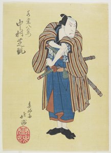 Skuespilleren Nakamura Shikan, tidlig på 1800-tallet