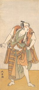 Den første Bando Mitsugoro som ubevæpnet mann, 1774 eller 1775. av Shunsho